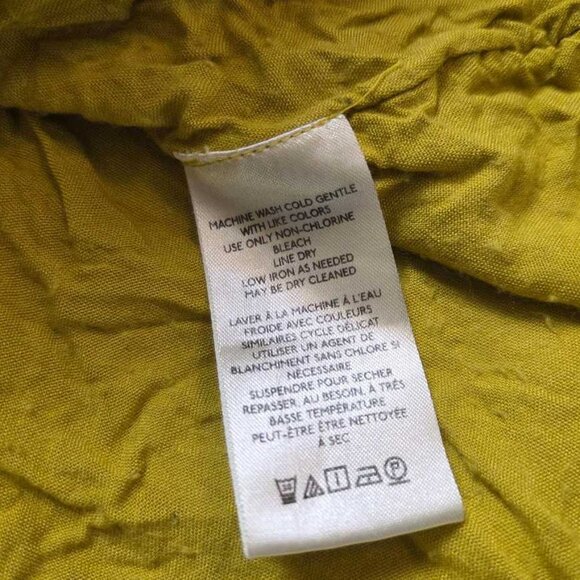 S By Anthropologie The Somerset printed maxi dress yellow embroidered flowers 3 - Picture 7 of 12